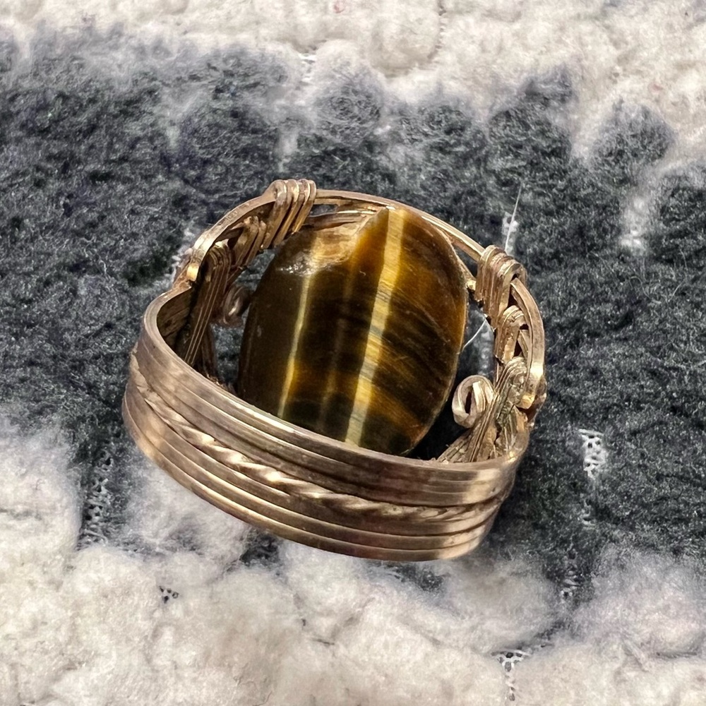 Tiger Eye Ring - image 4